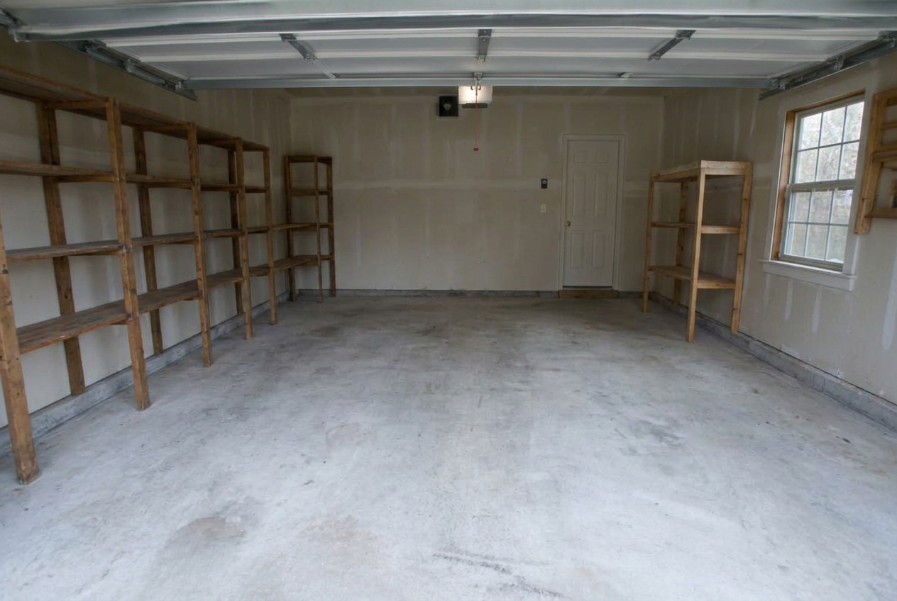 Garage cleanout — after (demonstration)
